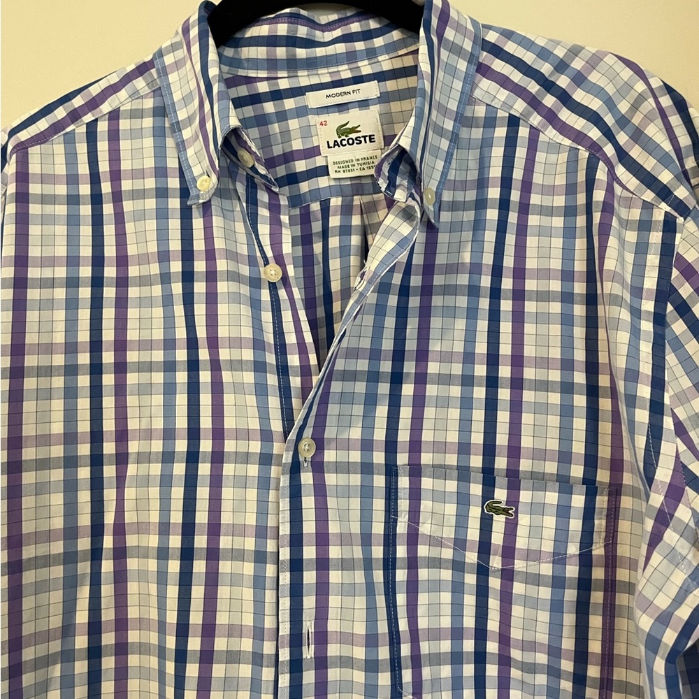 Lacoste Long Sleeve Button Down